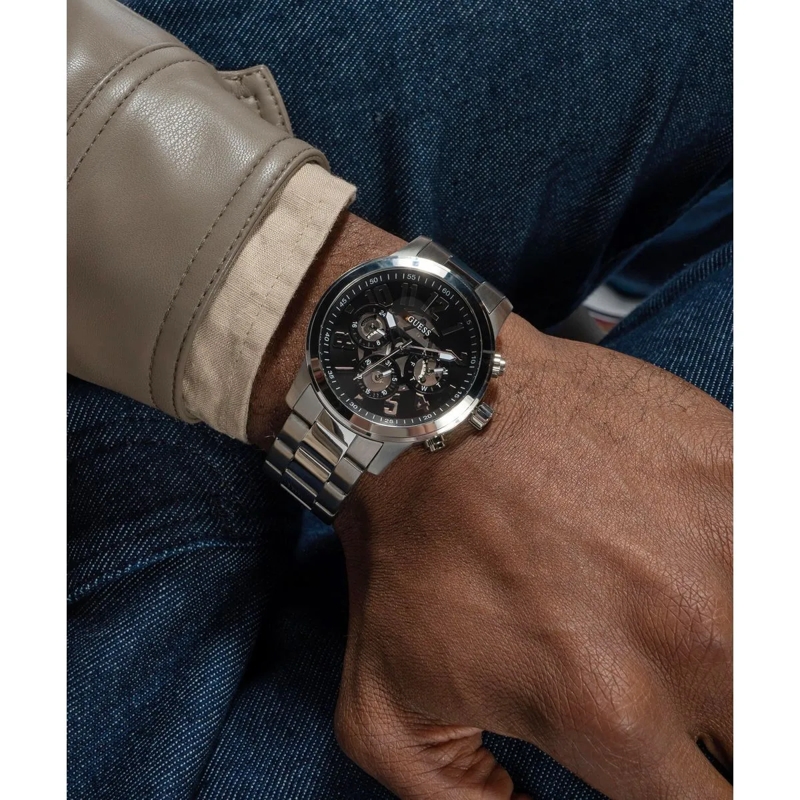 Guess Automatikuhr Quarz-Analoguhr Parker schwarz(Image 4)