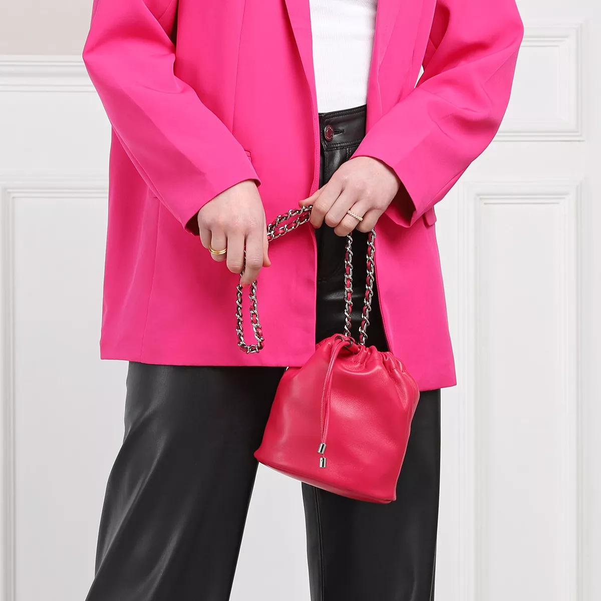 Hot pink bucket outlet bag