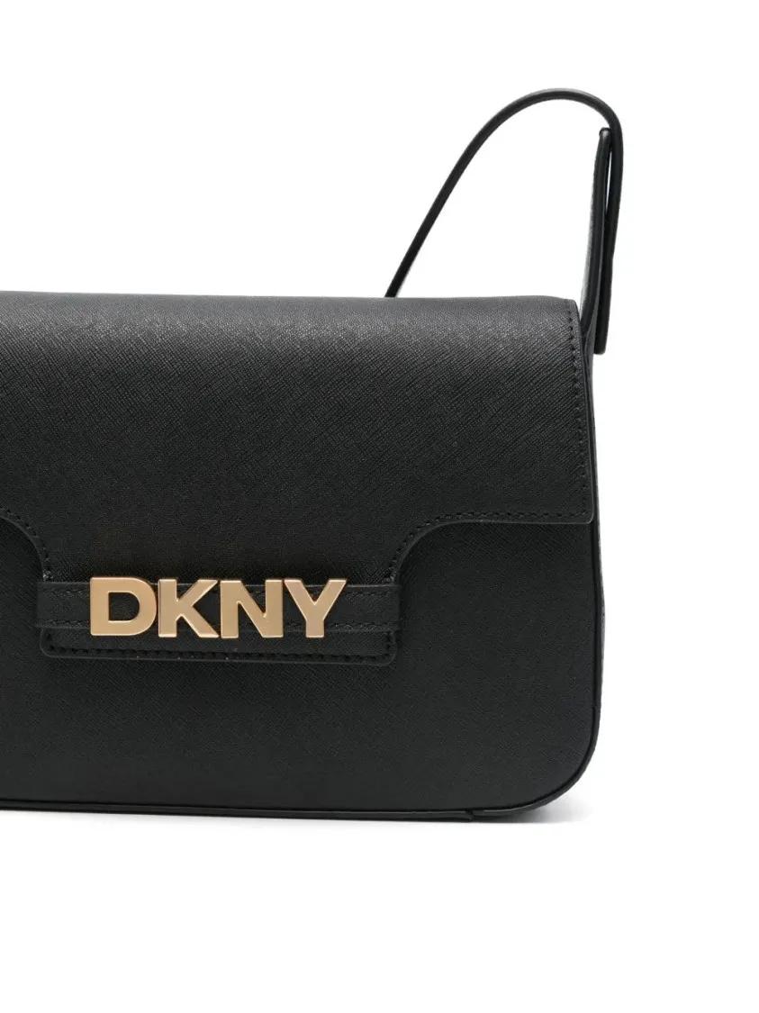 DKNY Hobo bags Structured Cow Leather Crossbody Bag in zwart