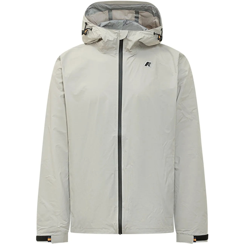 K-Way Parka Giacca Charmain Travel con Cappuccio weiß