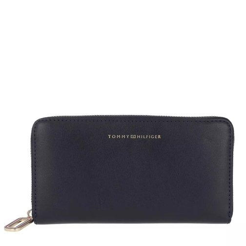 Tommy Hilfiger Soft Turnlock Large Wallets Sky Captain Portafoglio continental