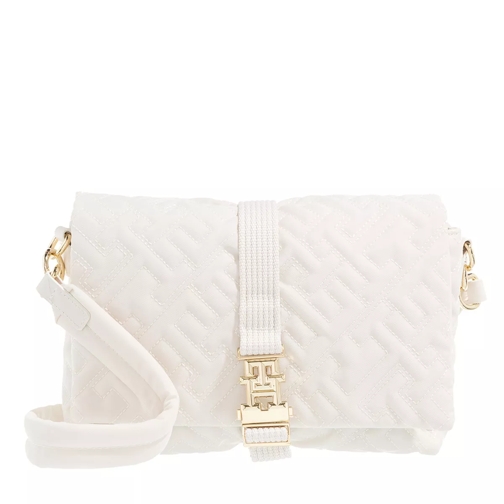Tommy Hilfiger Th Flow Flap Crossover Weathered White Sac à bandoulière