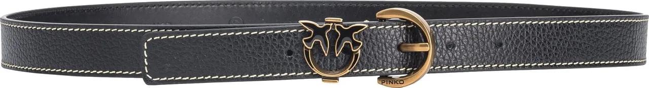 Thumbnail - Pinko Gürtel - Belt with logo buckle - Gr. S - in Schwarz - für Damen
