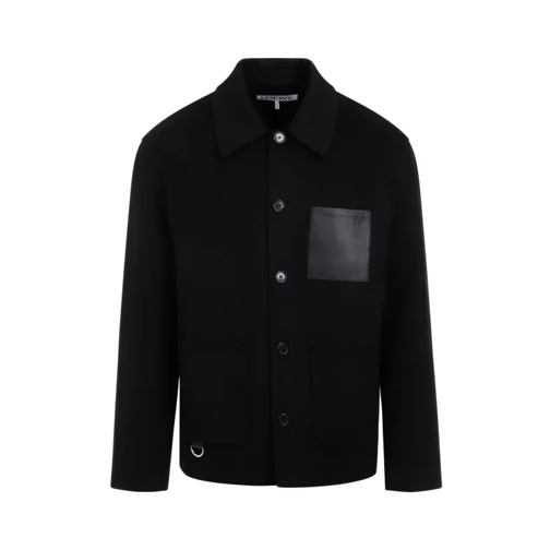 Loewe  Black Cotton Workwear Jacket Black