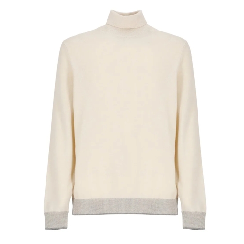 Peserico Trui Wool Sweater Neutrals