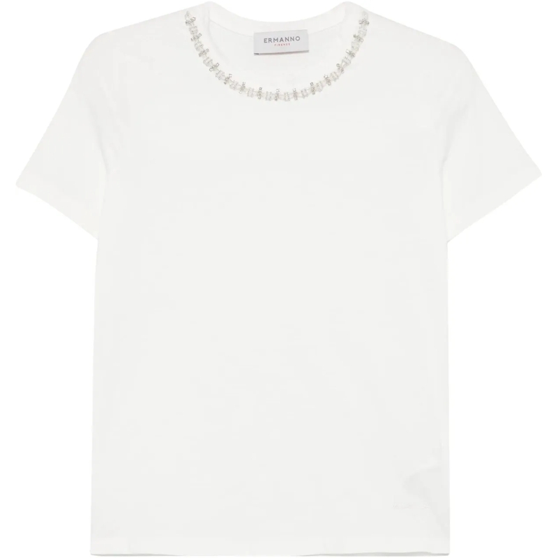 Ermanno Firenze T-Shirt T-Shirts And Polos Off Whitecry weiß