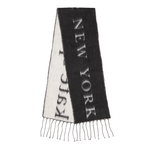 Kate Spade New York Wollschal Kate Spade New York Logo Scarf Black / Cream