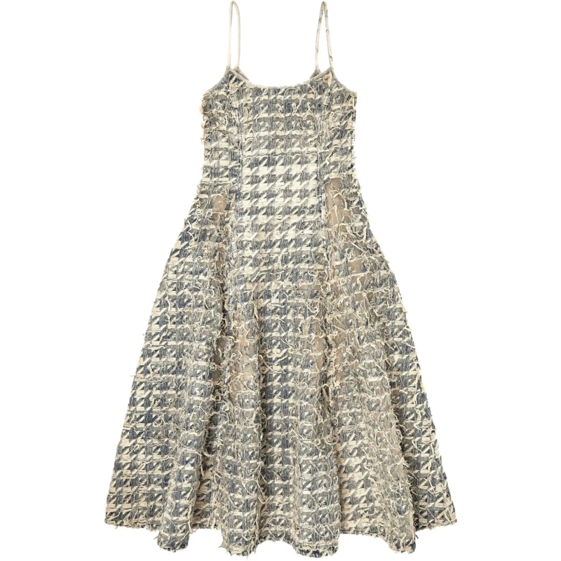 Diesel Robe midi Dresses Beigeblue mehrfarbig