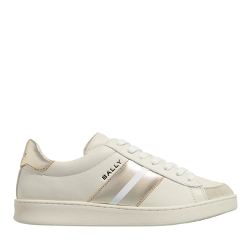 スニーカー BALLY SS25 White leather Thiago sneakers (MSK0D5VT031 I0R1) Bally Men's Thiago Leather Low-Top Sneakers | Neiman Marcus