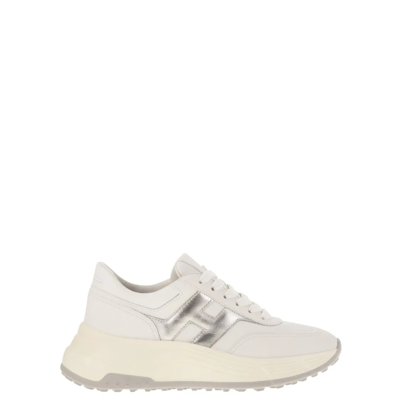 Hogan Lage-top sneaker Hi-Fi Trainers With Side H White