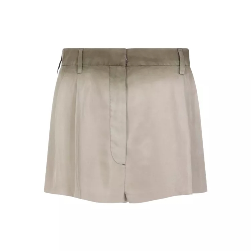 Prada Beige Silk Shorts Neutrals 