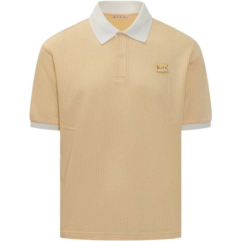 Marni Polo Polo in Maglia gelb