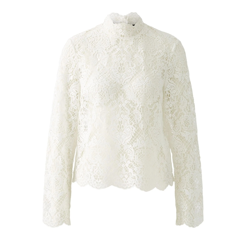 Oui Bluse Bluse offwhite