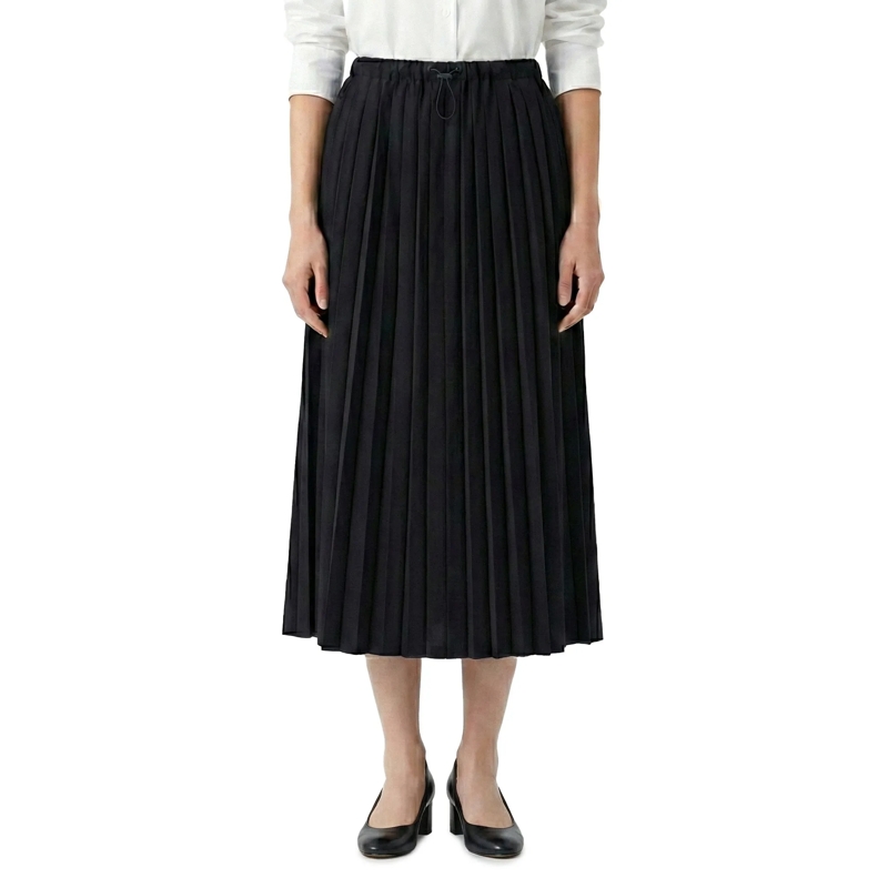 Lis Lareida Maxirock Midirock mit Falten schwarz(Image 2)