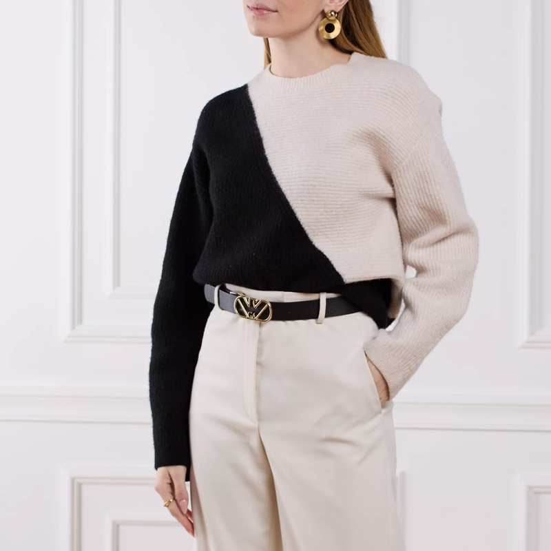 Emporio Armani Ceinture en cuir Women'S Tongue Black(Image 2)