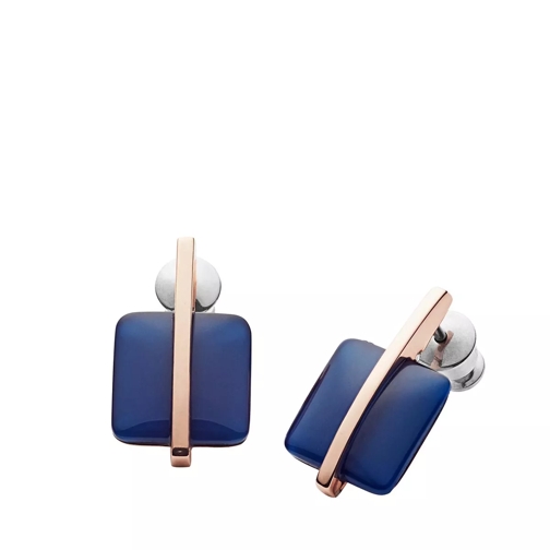 Skagen Sea Glass-Drop Earrings Blue Pendant d'oreille
