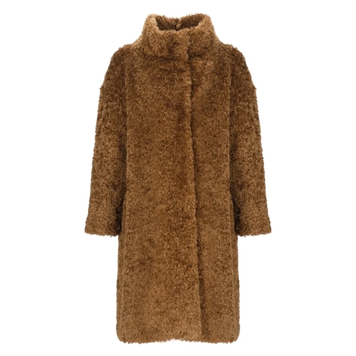 Herno Shearling Jacke Faux Fur Jacket Brown