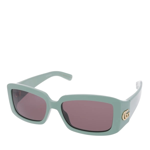 Gucci Zonnebril Rectangular Frame Sunglasses Green