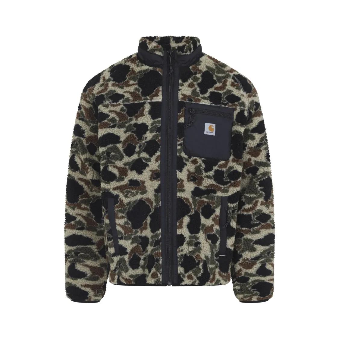 Carhartt Wip - Military Green Camouflage Prentis Liner Jacket - Größe L - schwarz