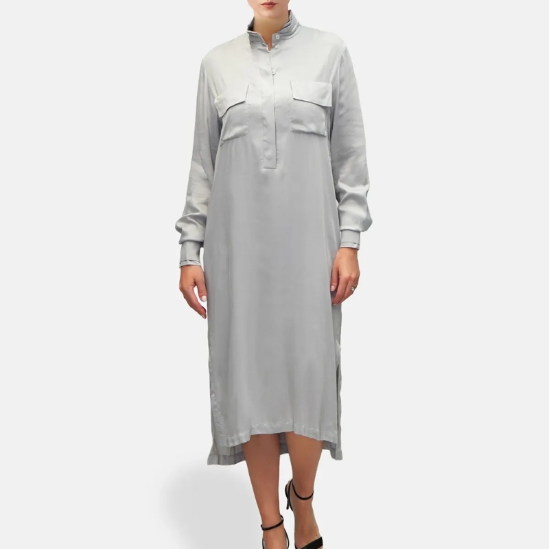 Helene Galwas Kleid Hemdkleid BRITTA silber(Image 2)