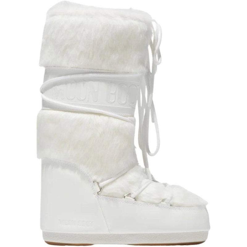 Moonboot Stiefel Moon Boot Mn Icon Faux Fur Boots Off White 80d1408 weiß