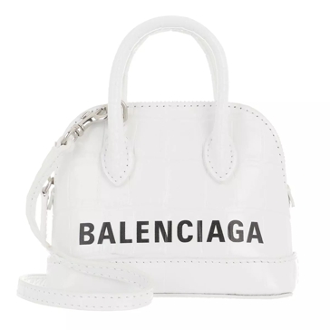 Balenciaga Ville Mini Crossbody Bag Optic White