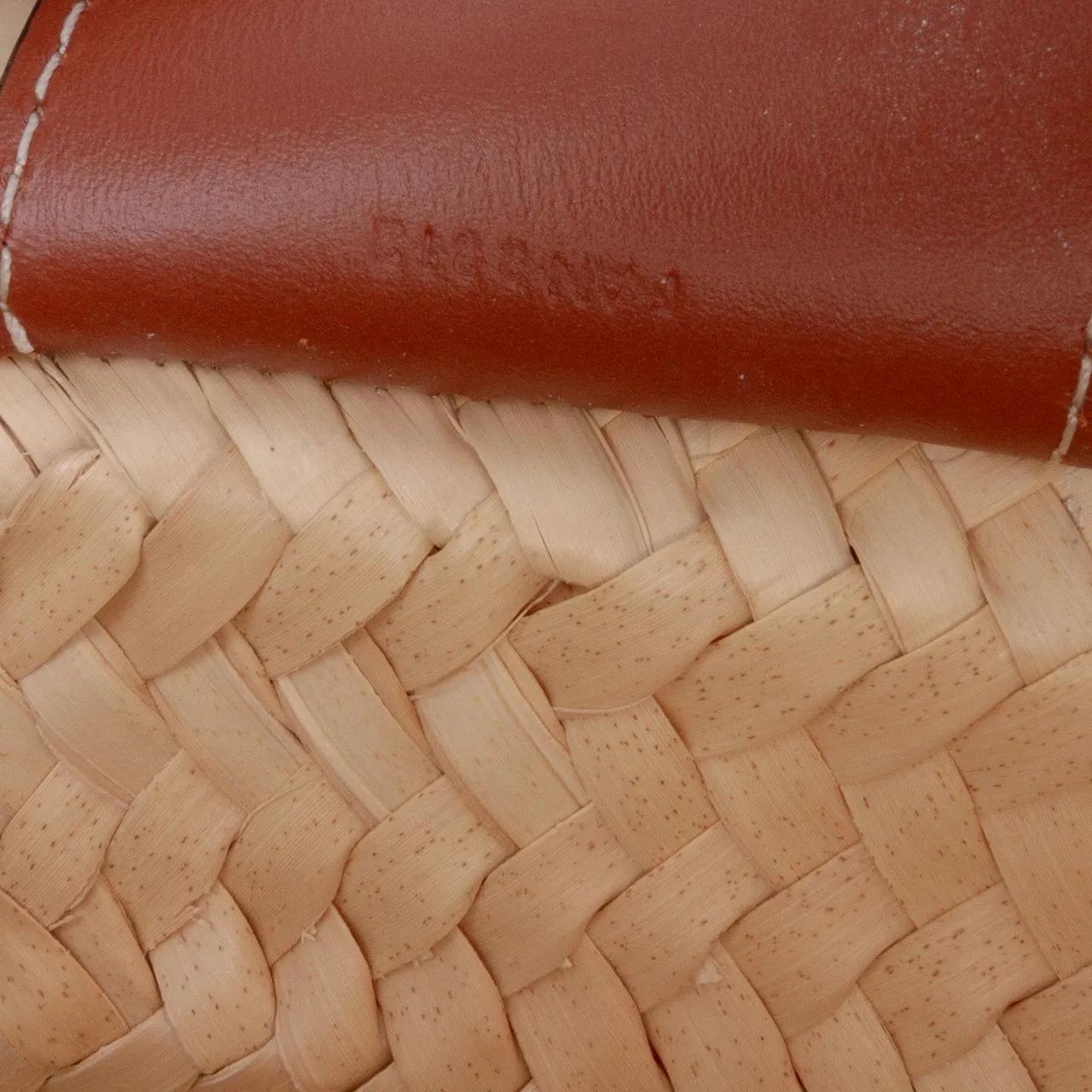 Thumbnail - Celine Hobo Bags - Nano Raffia Cuir Triomphe Classic Panier Tote - Gr. unisize - in Braun - für Damen