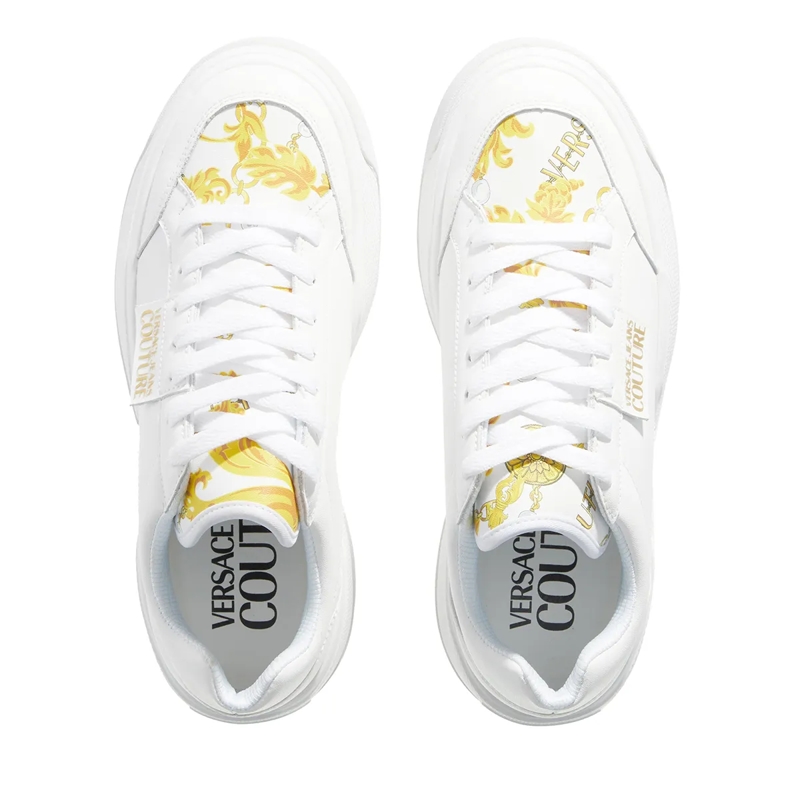 Versace Jeans Couture Low-Top-Sneaker Fondo Ravewing White/Gold(Image 4)