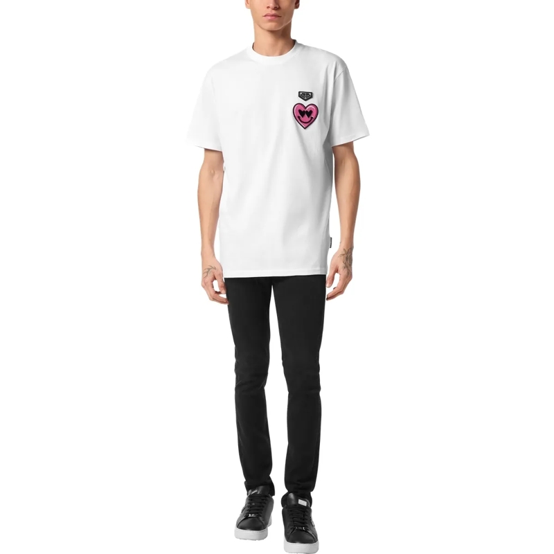 Philipp Plein T-Shirt T-Shirt Smile weiss(Image 4)
