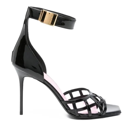 Balmain Uma Patent Leather Pumps Black Escarpin