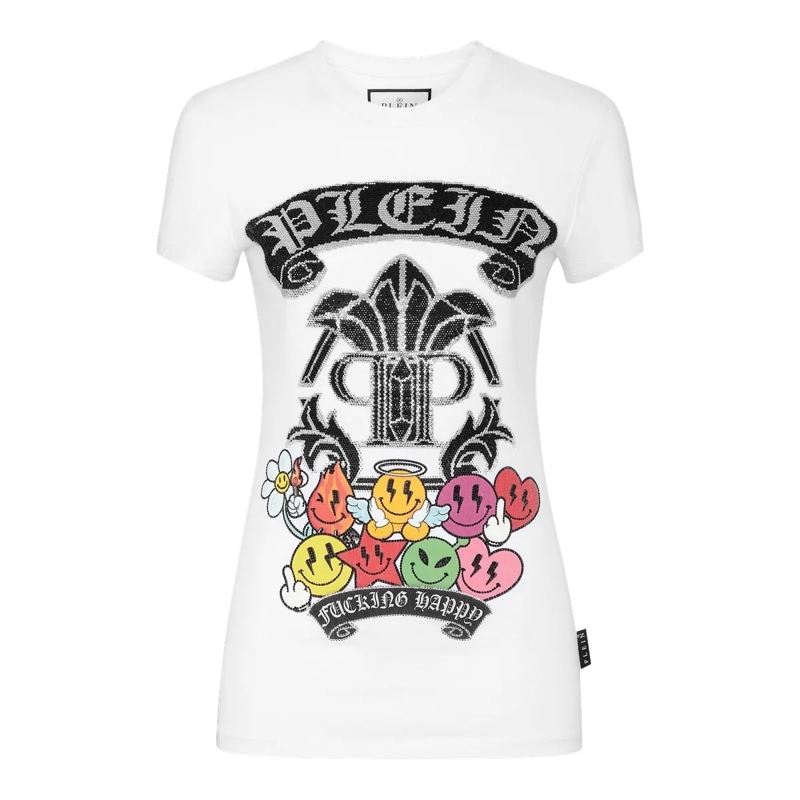 Philipp Plein T-Shirt T-Shirt Slim Fit weiss
