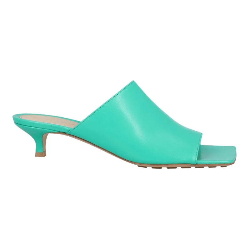 Bottega Veneta Mules Stretch Mule Turquoise Green