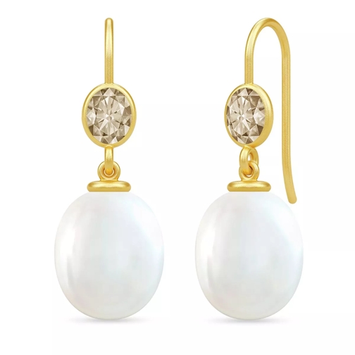 Julie Sandlau Callas Earrings White Pearl Ohrhänger