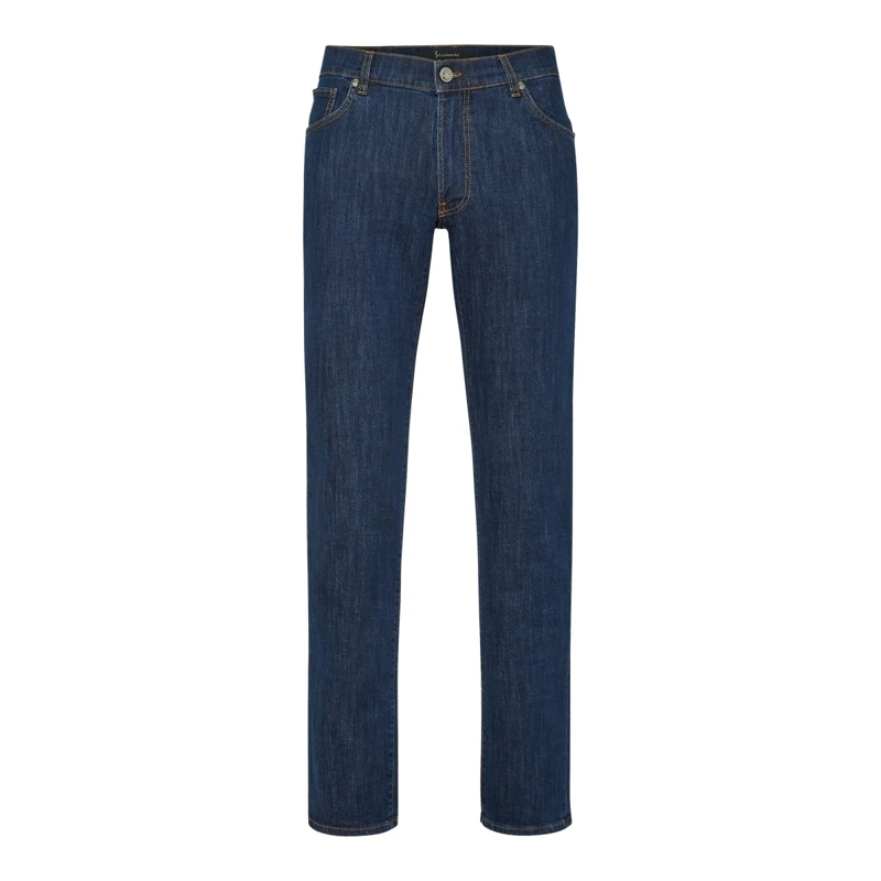 BILLIONAIRE Jeans mit geradem Bein Jeans Double B blau