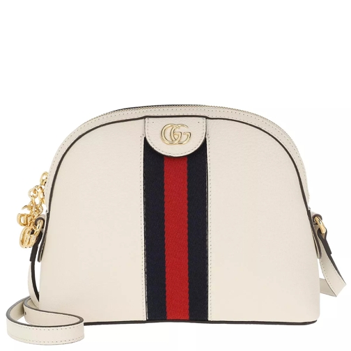 Gucci Ophidia Small Shoulder Bag Leather White Crossbody Bag