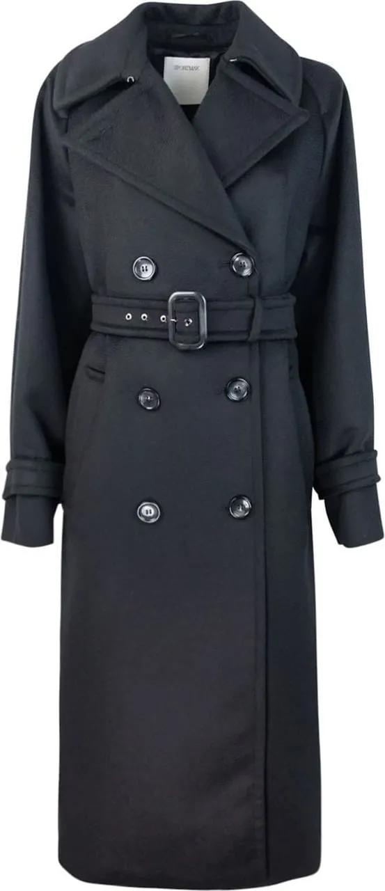 Thumbnail - Sportmax - Coats Black - Größe 38 - schwarz