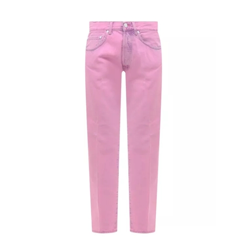 Made In Tomboy Cotton Trouser With Back Logo Patch Pink Jeans