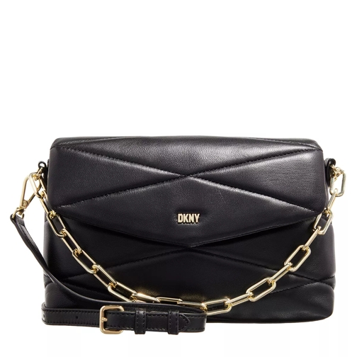 DKNY Eve Chain Shoulder Black/Gold Crossbody Bag