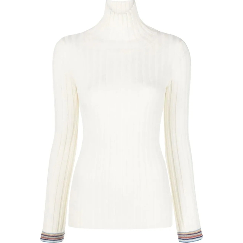 Etro  maglia collo alto white weiß