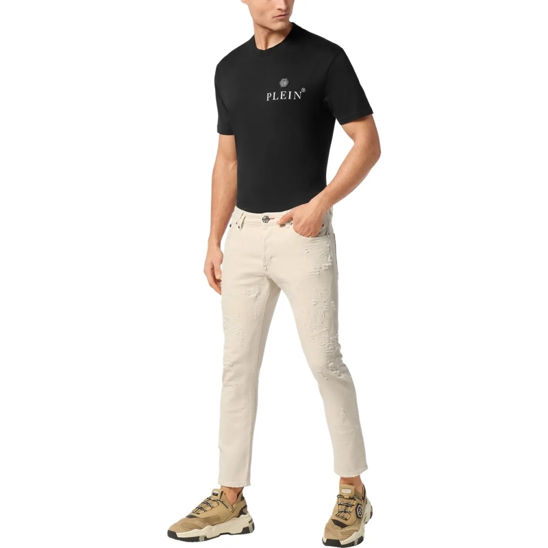 Philipp Plein Skinny-Leg-Jeans Jeans Skinny Fit beige(Image 4)
