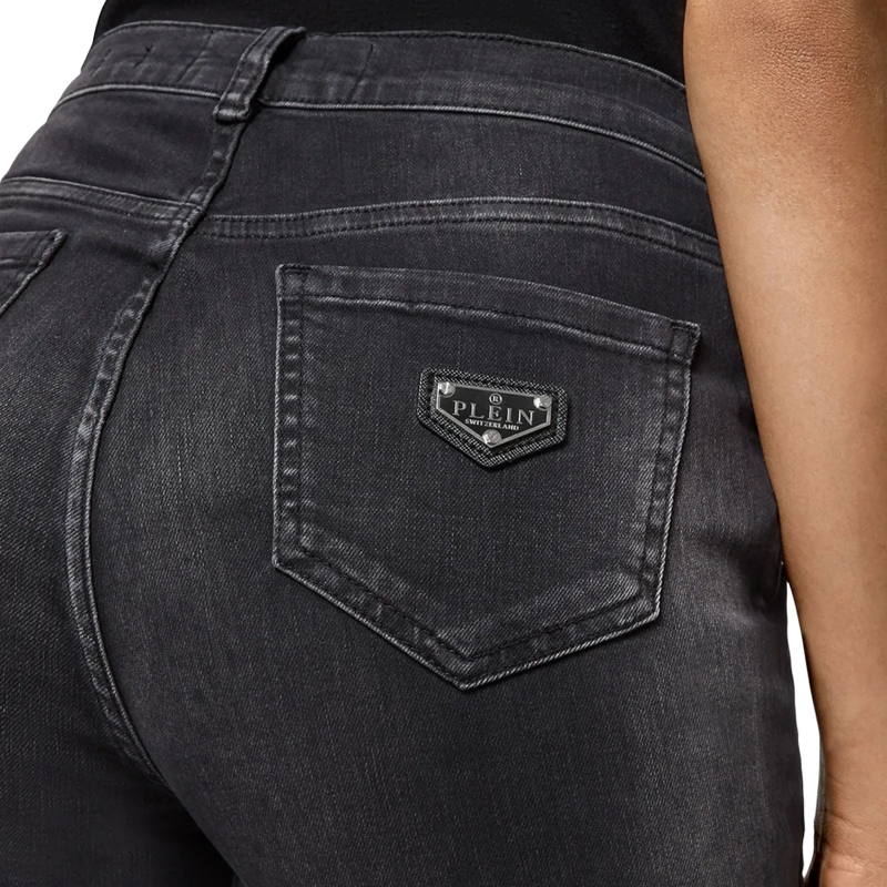 Philipp Plein Skinny-Leg-Jeans Jeggings grau(Image 5)