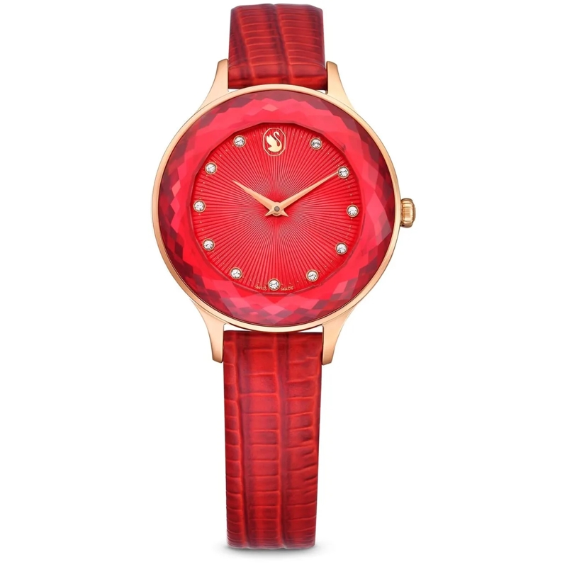 Swarovski Chronograph Octea Nova 33mm Quartz Watch rot