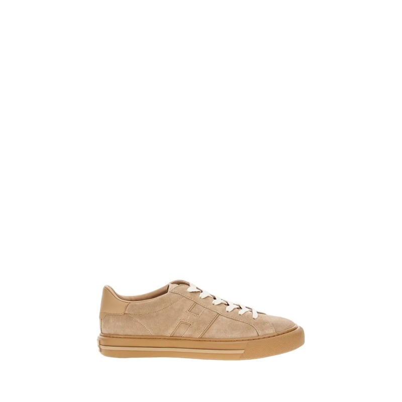 Hogan Sneaker basse Low-Top Suede Sneakers With Tonal Lateral Detail Brown