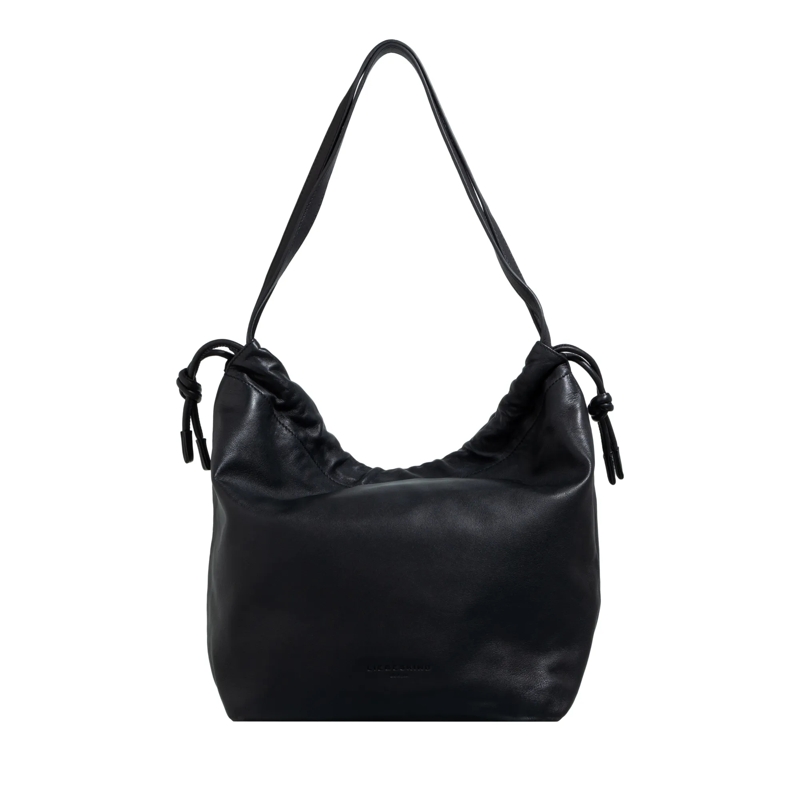 Liebeskind Berlin Hobo Bag Lya Sheep Natural Hobo Bag M Black