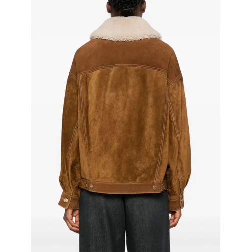 Golden Goose Brown Suede Jacket Brown Giacca di transizione