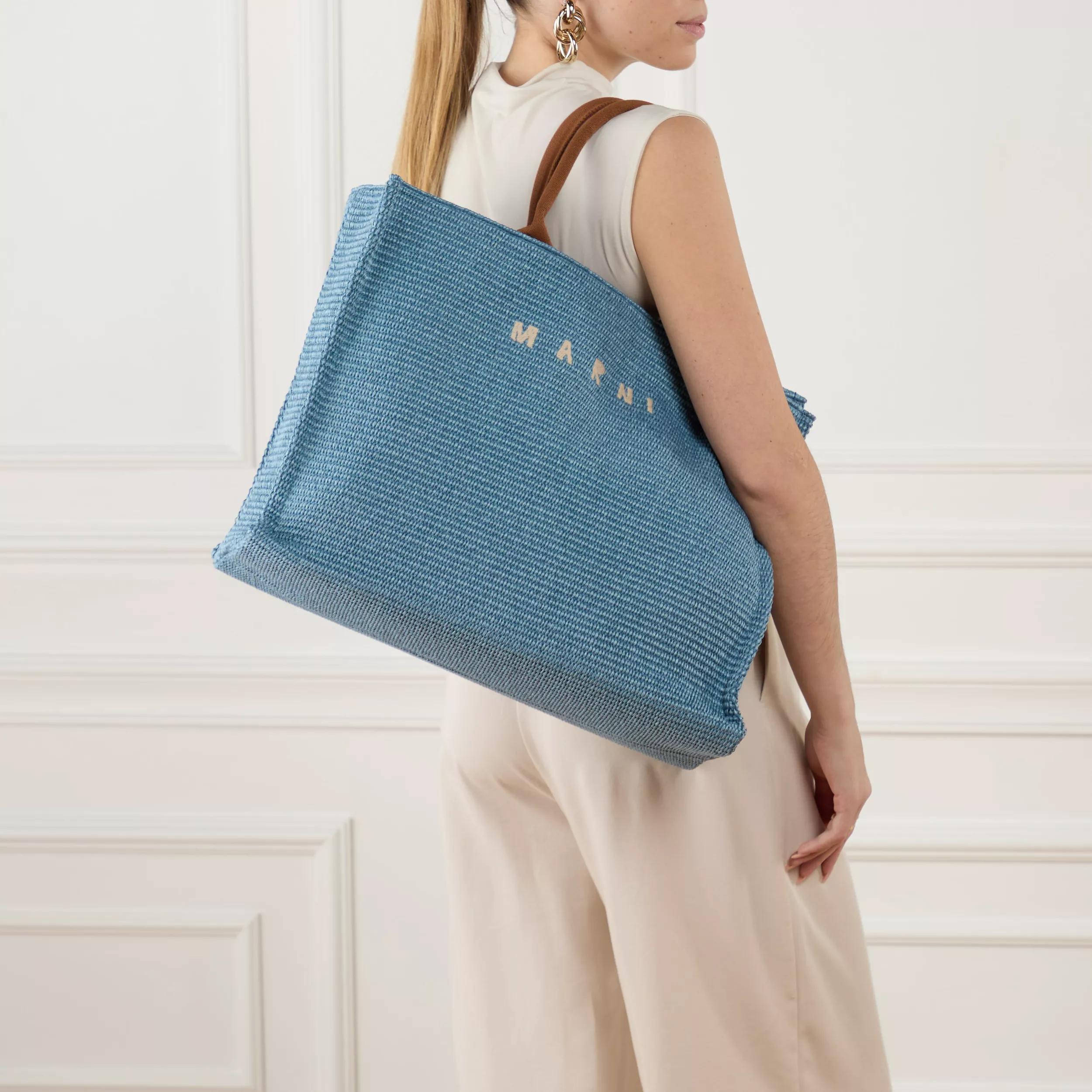 Marni Totes & shoppers Shopping Bag Small in blauw