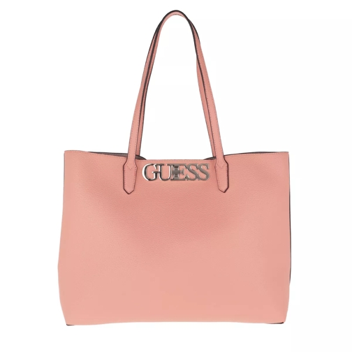 Guess Uptown Chic Barcelona Tote Bag Peach Shopping Bag