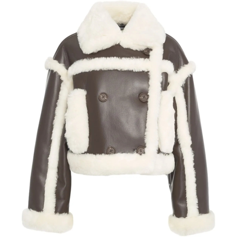 Stand Studio Veste de transition Bomber jacket 'Kristy' braun