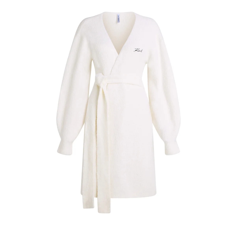 Karl Lagerfeld T-Shirt Signature Fleece-Lounge-Weste creme