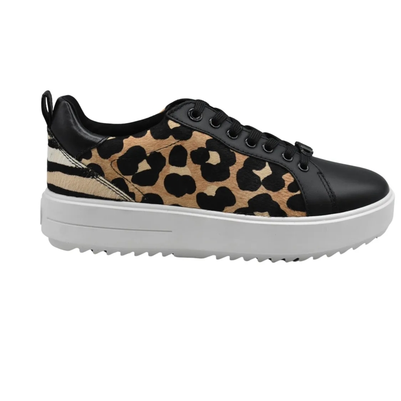 MICHAEL Michael Kors Lage-top sneaker Sneakers With Leopard Print And Sole Black